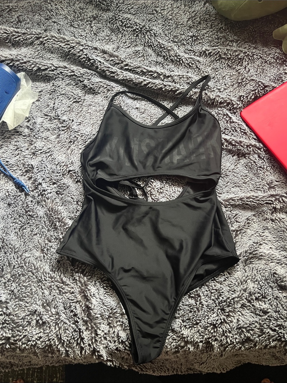 Gymshark Black Expose Cut Out Bathing Suit Size Small